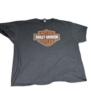 Harley-Davidson Shirt Mens 3XL Black Orlando Florida Bar & Shield Tee Biker